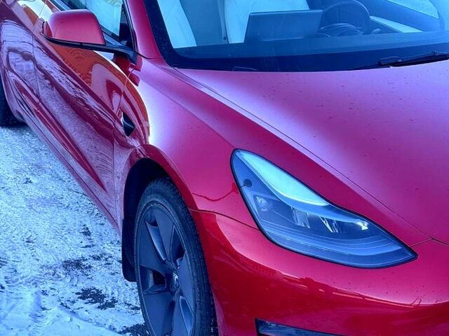 Красный Тесла Модель 3, объемом двигателя 0 л и пробегом 78 тыс. км за 30000 $, фото 1 на Automoto.ua