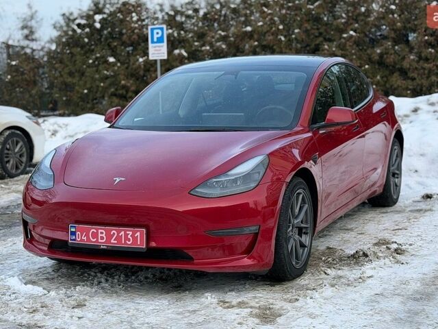 Красный Тесла Модель 3, объемом двигателя 0 л и пробегом 30 тыс. км за 22900 $, фото 1 на Automoto.ua