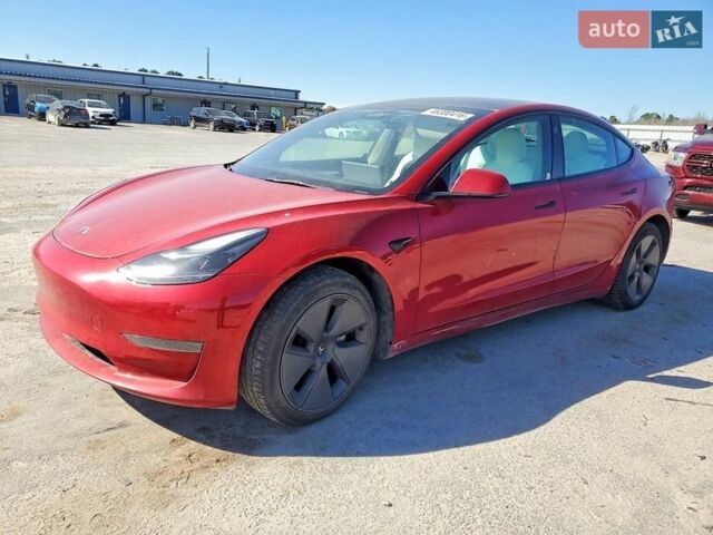 Красный Тесла Модель 3, объемом двигателя 0 л и пробегом 70 тыс. км за 5500 $, фото 1 на Automoto.ua