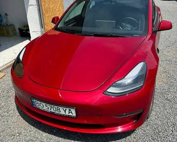 Красный Тесла Модель 3, объемом двигателя 0 л и пробегом 6 тыс. км за 20500 $, фото 1 на Automoto.ua