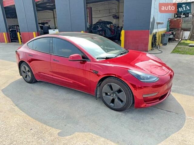 Червоний Тесла Модель 3, об'ємом двигуна 0 л та пробігом 61 тис. км за 6300 $, фото 1 на Automoto.ua
