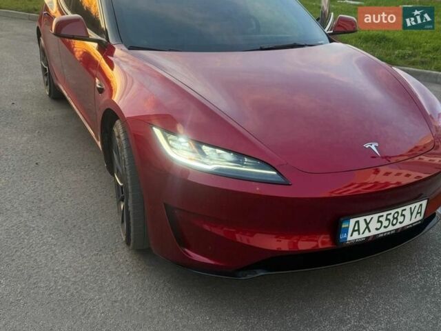 Красный Тесла Модель 3, объемом двигателя 0 л и пробегом 24 тыс. км за 33500 $, фото 1 на Automoto.ua