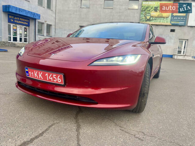 Червоний Тесла Модель 3, об'ємом двигуна 0 л та пробігом 12 тис. км за 31000 $, фото 1 на Automoto.ua