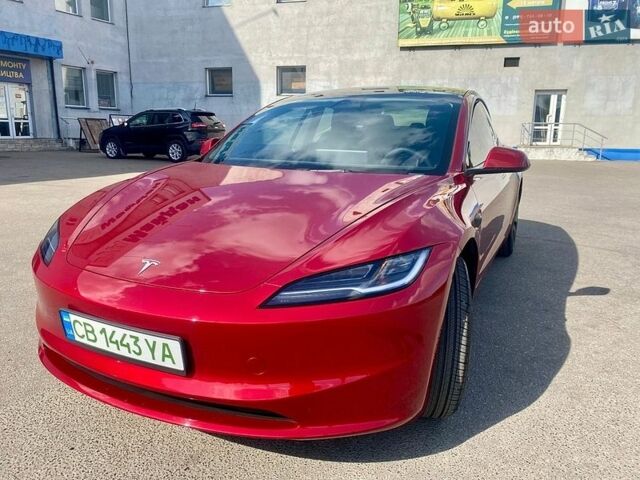 Красный Тесла Модель 3, объемом двигателя 0 л и пробегом 13 тыс. км за 28950 $, фото 1 на Automoto.ua