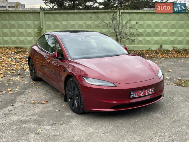 Червоний Тесла Модель 3, об'ємом двигуна 0 л та пробігом 58 тис. км за 32300 $, фото 1 на Automoto.ua