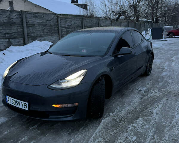 Серый Тесла Модель 3, объемом двигателя 0 л и пробегом 79 тыс. км за 16000 $, фото 1 на Automoto.ua