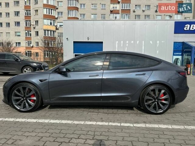 Серый Тесла Модель 3, объемом двигателя 0 л и пробегом 88 тыс. км за 21800 $, фото 1 на Automoto.ua