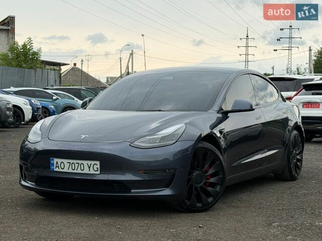 Серый Тесла Модель 3, объемом двигателя 0 л и пробегом 29 тыс. км за 22900 $, фото 1 на Automoto.ua