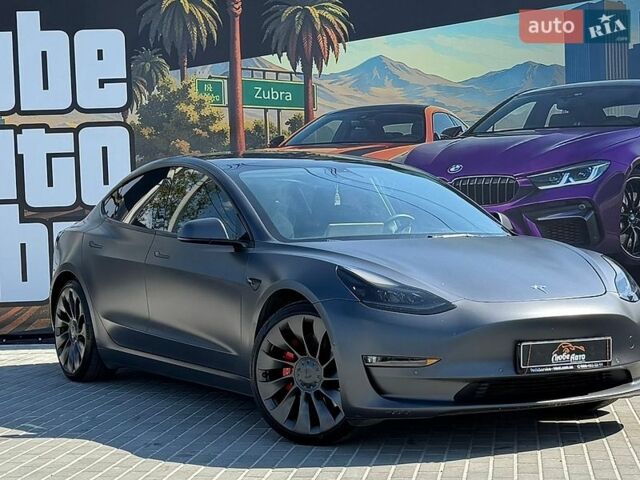 Сірий Тесла Модель 3, об'ємом двигуна 0 л та пробігом 50 тис. км за 22000 $, фото 1 на Automoto.ua