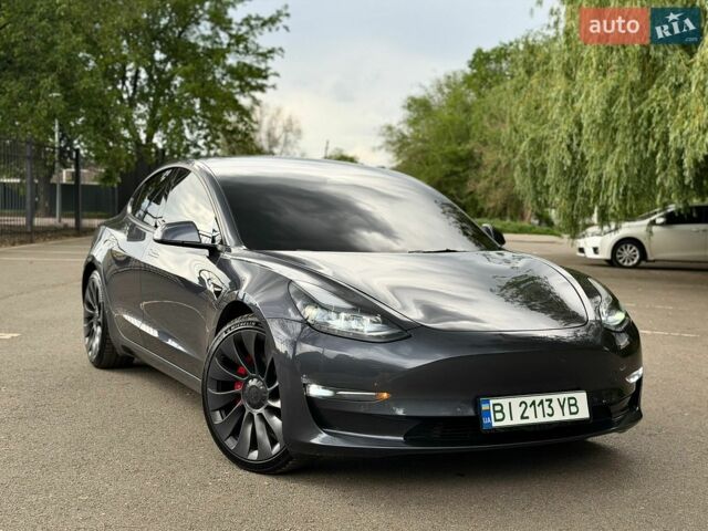 Сірий Тесла Модель 3, об'ємом двигуна 0 л та пробігом 65 тис. км за 22200 $, фото 1 на Automoto.ua