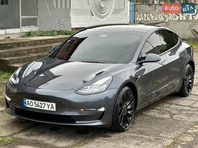 Сірий Тесла Модель 3, об'ємом двигуна 0 л та пробігом 68 тис. км за 24600 $, фото 1 на Automoto.ua