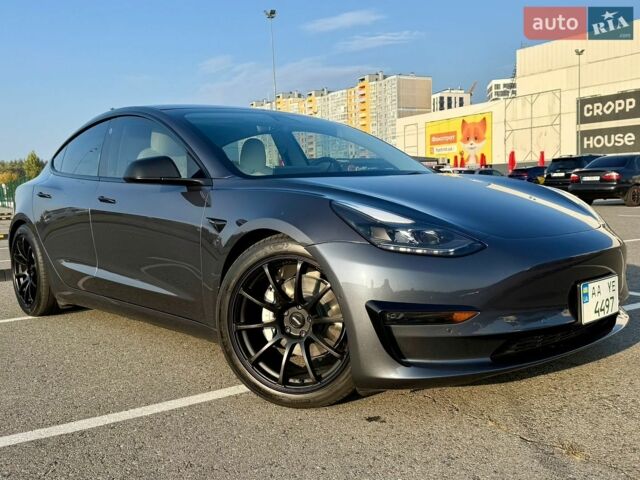 Сірий Тесла Модель 3, об'ємом двигуна 0 л та пробігом 80 тис. км за 22000 $, фото 1 на Automoto.ua
