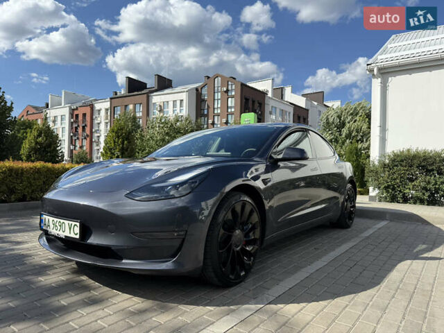 Серый Тесла Модель 3, объемом двигателя 0 л и пробегом 71 тыс. км за 24500 $, фото 1 на Automoto.ua