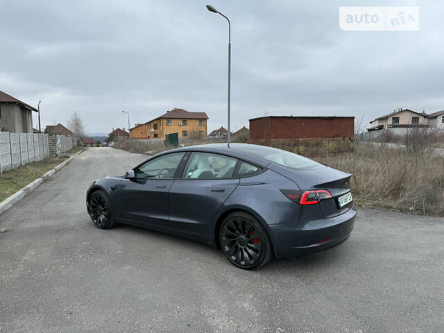 Серый Тесла Модель 3, объемом двигателя 0 л и пробегом 75 тыс. км за 25000 $, фото 1 на Automoto.ua