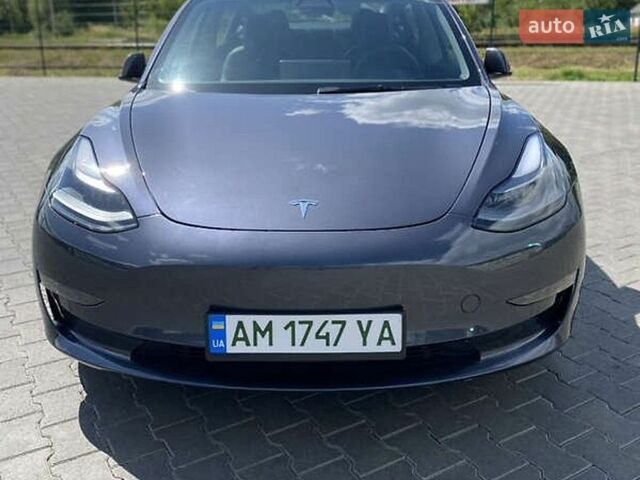 Сірий Тесла Модель 3, об'ємом двигуна 0 л та пробігом 45 тис. км за 21800 $, фото 1 на Automoto.ua