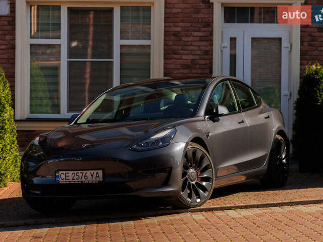 Серый Тесла Модель 3, объемом двигателя 0 л и пробегом 12 тыс. км за 29600 $, фото 1 на Automoto.ua