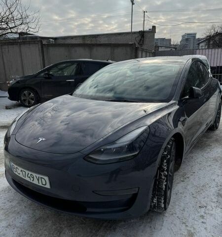 Серый Тесла Модель 3, объемом двигателя 0 л и пробегом 89 тыс. км за 22700 $, фото 1 на Automoto.ua