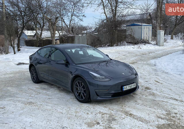 Серый Тесла Модель 3, объемом двигателя 0 л и пробегом 46 тыс. км за 18500 $, фото 1 на Automoto.ua
