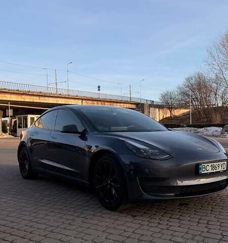 Серый Тесла Модель 3, объемом двигателя 0 л и пробегом 41 тыс. км за 24500 $, фото 1 на Automoto.ua