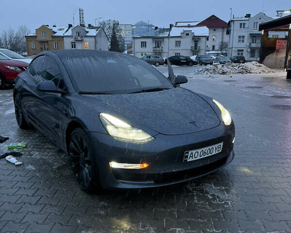 Сірий Тесла Модель 3, об'ємом двигуна 0 л та пробігом 49 тис. км за 21500 $, фото 1 на Automoto.ua