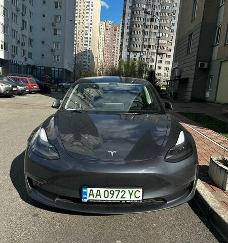 Серый Тесла Модель 3, объемом двигателя 0 л и пробегом 34 тыс. км за 24500 $, фото 1 на Automoto.ua