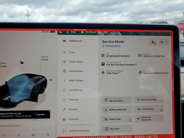Сірий Тесла Модель 3, об'ємом двигуна 0 л та пробігом 36 тис. км за 16768 $, фото 1 на Automoto.ua