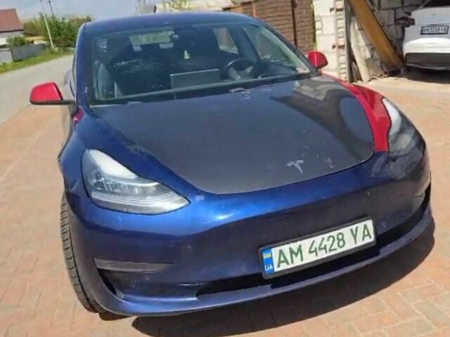 Синий Тесла Модель 3, объемом двигателя 0 л и пробегом 88 тыс. км за 12200 $, фото 1 на Automoto.ua