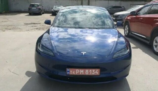 Синій Тесла Модель 3, об'ємом двигуна 0 л та пробігом 1 тис. км за 6505 $, фото 1 на Automoto.ua