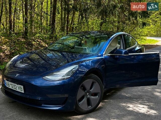 Синий Тесла Модель 3, объемом двигателя 0 л и пробегом 98 тыс. км за 16500 $, фото 1 на Automoto.ua