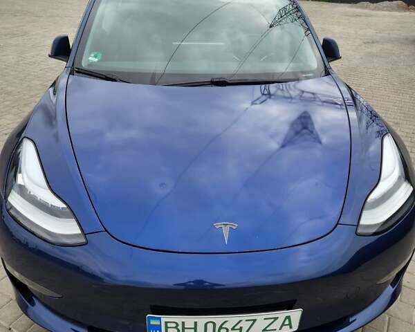 Синий Тесла Модель 3, объемом двигателя 0 л и пробегом 114 тыс. км за 20500 $, фото 1 на Automoto.ua