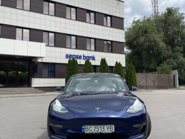 Синий Тесла Модель 3, объемом двигателя 0 л и пробегом 153 тыс. км за 19500 $, фото 1 на Automoto.ua