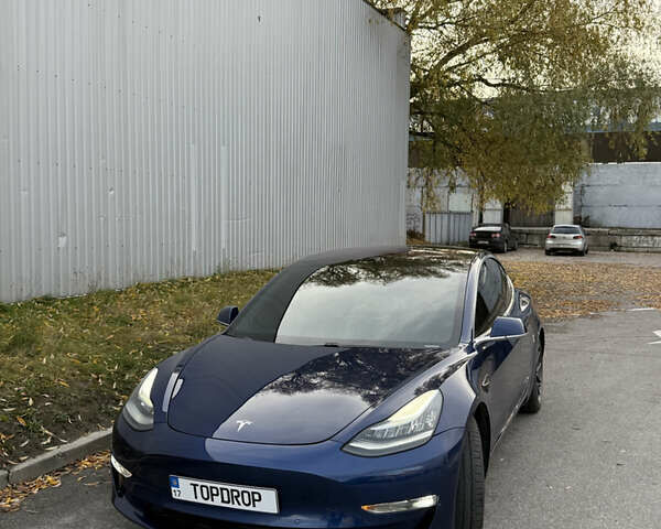 Синий Тесла Модель 3, объемом двигателя 0 л и пробегом 103 тыс. км за 18500 $, фото 1 на Automoto.ua
