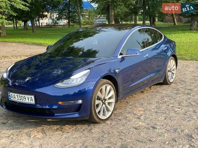 Синий Тесла Модель 3, объемом двигателя 0 л и пробегом 109 тыс. км за 22000 $, фото 1 на Automoto.ua