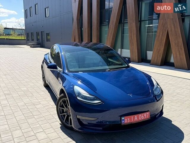 Синий Тесла Модель 3, объемом двигателя 0 л и пробегом 171 тыс. км за 14199 $, фото 1 на Automoto.ua