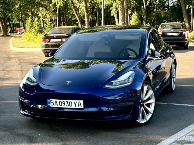 Синій Тесла Модель 3, об'ємом двигуна 0 л та пробігом 150 тис. км за 22200 $, фото 1 на Automoto.ua