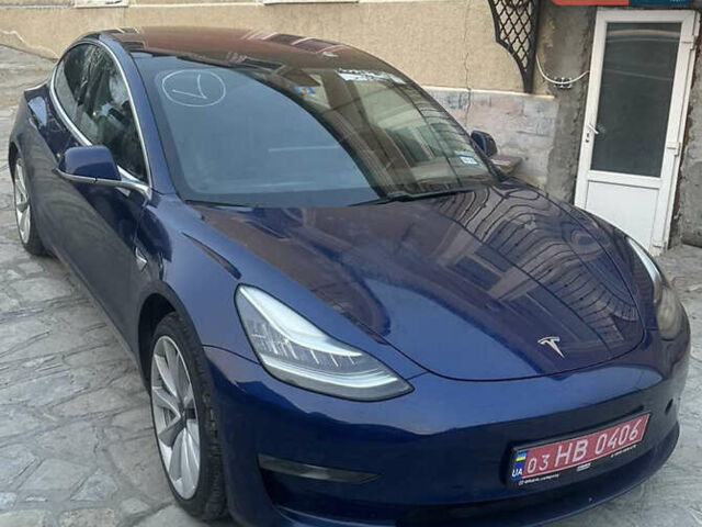 Синий Тесла Модель 3, объемом двигателя 0 л и пробегом 218 тыс. км за 14900 $, фото 1 на Automoto.ua
