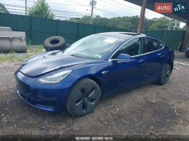 Синий Тесла Модель 3, объемом двигателя 0 л и пробегом 102 тыс. км за 12900 $, фото 1 на Automoto.ua