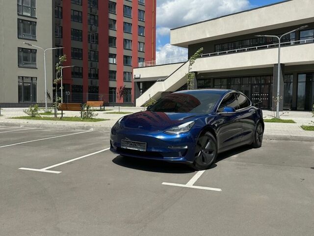 Синий Тесла Модель 3, объемом двигателя 0 л и пробегом 83 тыс. км за 23750 $, фото 1 на Automoto.ua