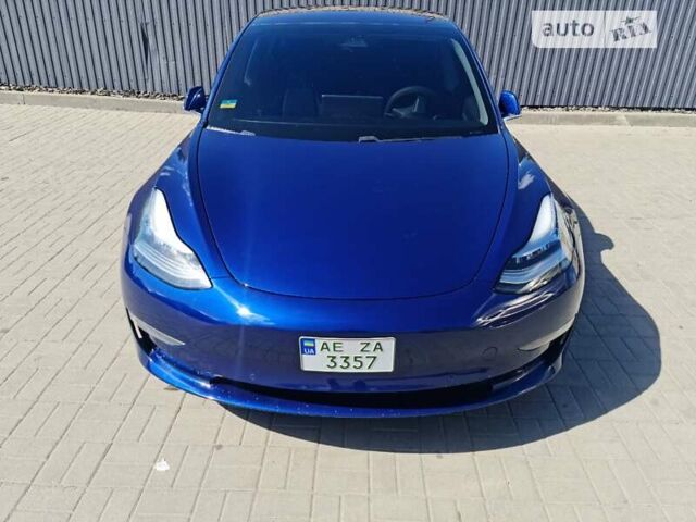Синий Тесла Модель 3, объемом двигателя 0 л и пробегом 45 тыс. км за 23599 $, фото 1 на Automoto.ua