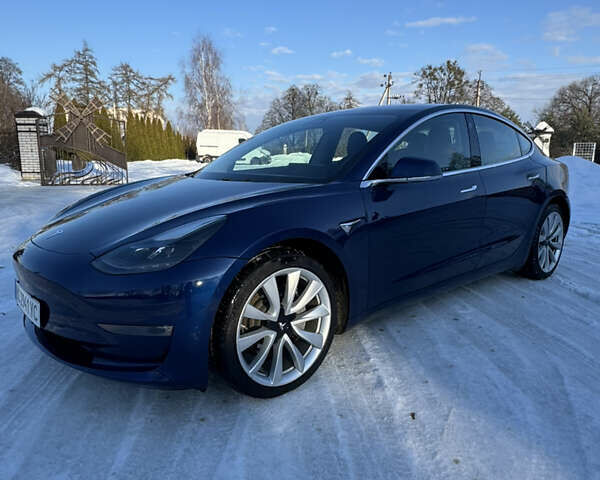 Синий Тесла Модель 3, объемом двигателя 0 л и пробегом 146 тыс. км за 15999 $, фото 1 на Automoto.ua