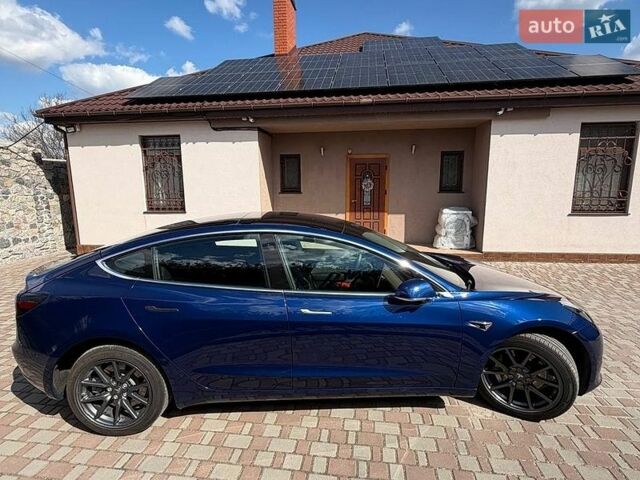 Синий Тесла Модель 3, объемом двигателя 0 л и пробегом 67 тыс. км за 19300 $, фото 1 на Automoto.ua