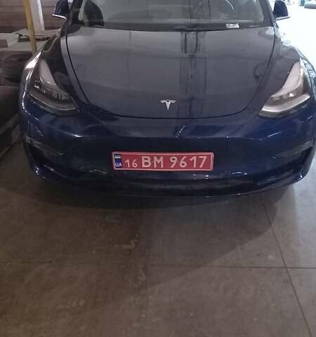 Синій Тесла Модель 3, об'ємом двигуна 0 л та пробігом 69 тис. км за 19320 $, фото 1 на Automoto.ua