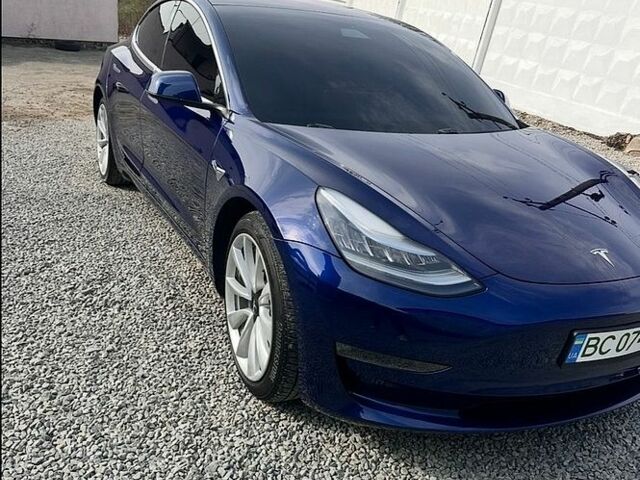 Синий Тесла Модель 3, объемом двигателя 0 л и пробегом 153 тыс. км за 16500 $, фото 1 на Automoto.ua