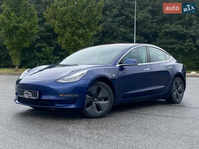 Синий Тесла Модель 3, объемом двигателя 0 л и пробегом 116 тыс. км за 18500 $, фото 1 на Automoto.ua