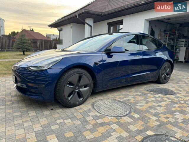Синий Тесла Модель 3, объемом двигателя 0 л и пробегом 105 тыс. км за 16300 $, фото 1 на Automoto.ua