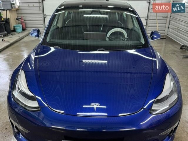Синий Тесла Модель 3, объемом двигателя 0 л и пробегом 193 тыс. км за 16800 $, фото 1 на Automoto.ua