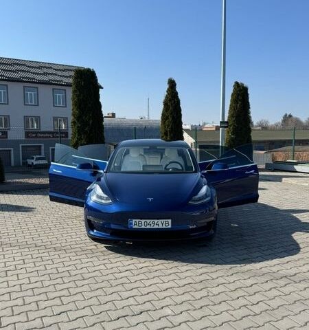 Синий Тесла Модель 3, объемом двигателя 0 л и пробегом 67 тыс. км за 17500 $, фото 1 на Automoto.ua