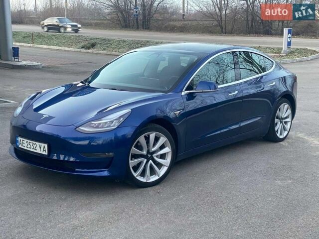 Синій Тесла Модель 3, об'ємом двигуна 0 л та пробігом 123 тис. км за 18000 $, фото 1 на Automoto.ua