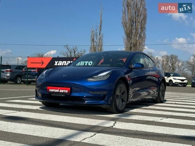 Синий Тесла Модель 3, объемом двигателя 0 л и пробегом 70 тыс. км за 18900 $, фото 1 на Automoto.ua