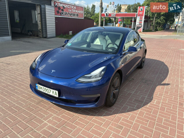 Синий Тесла Модель 3, объемом двигателя 0 л и пробегом 192 тыс. км за 14500 $, фото 1 на Automoto.ua